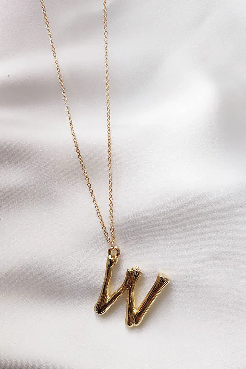 Initial Necklace U-Z-ROVOLE