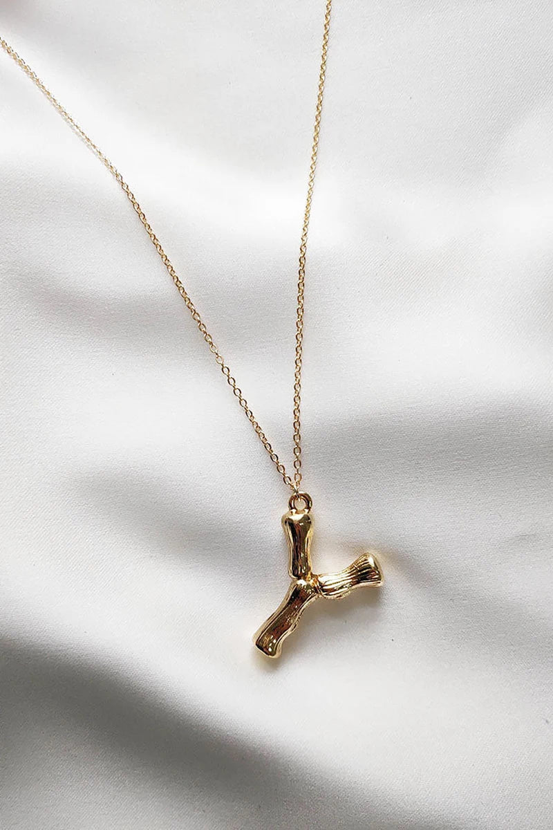 Initial Necklace U-Z-ROVOLE