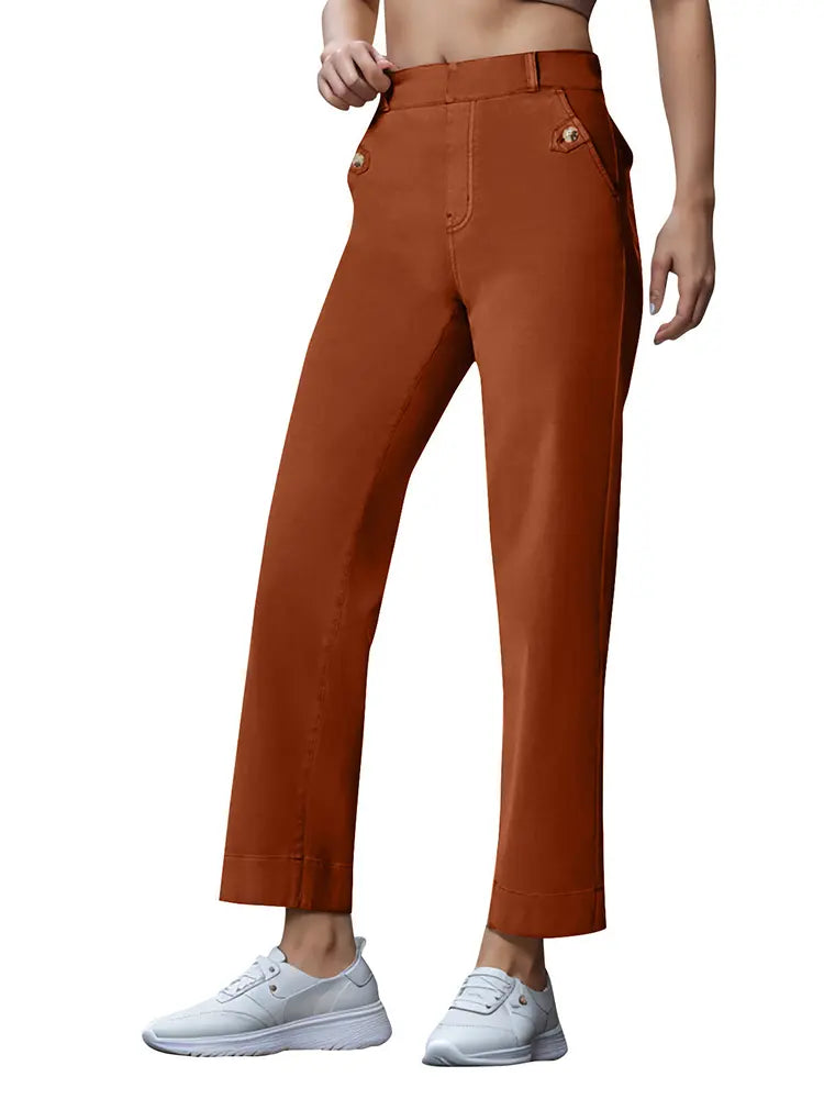 Stretch Wide-Leg Denim-Massicos