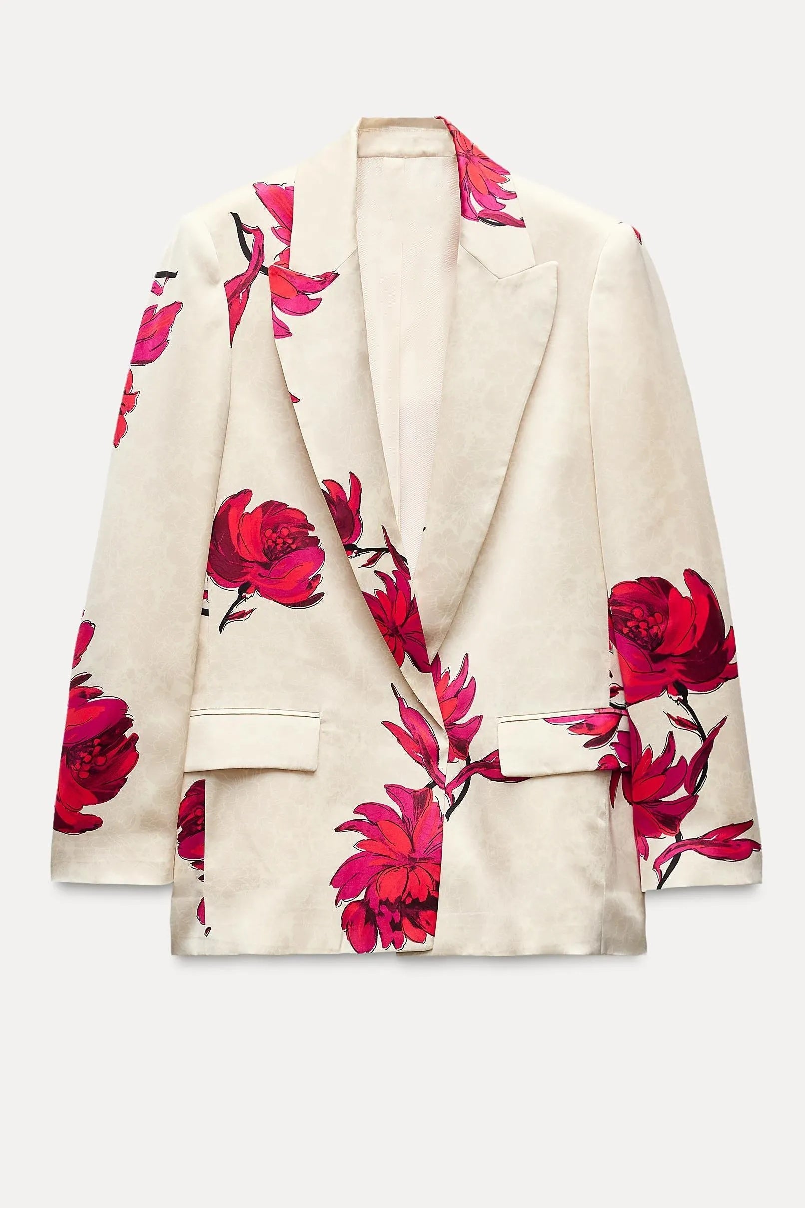 Nelly Printed Floral Blazer Set-ROVOLE