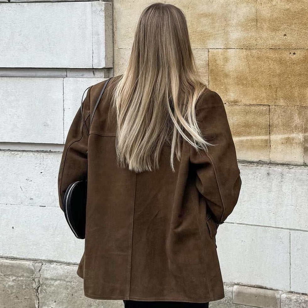 Dana | Suède Jacket-Massicos