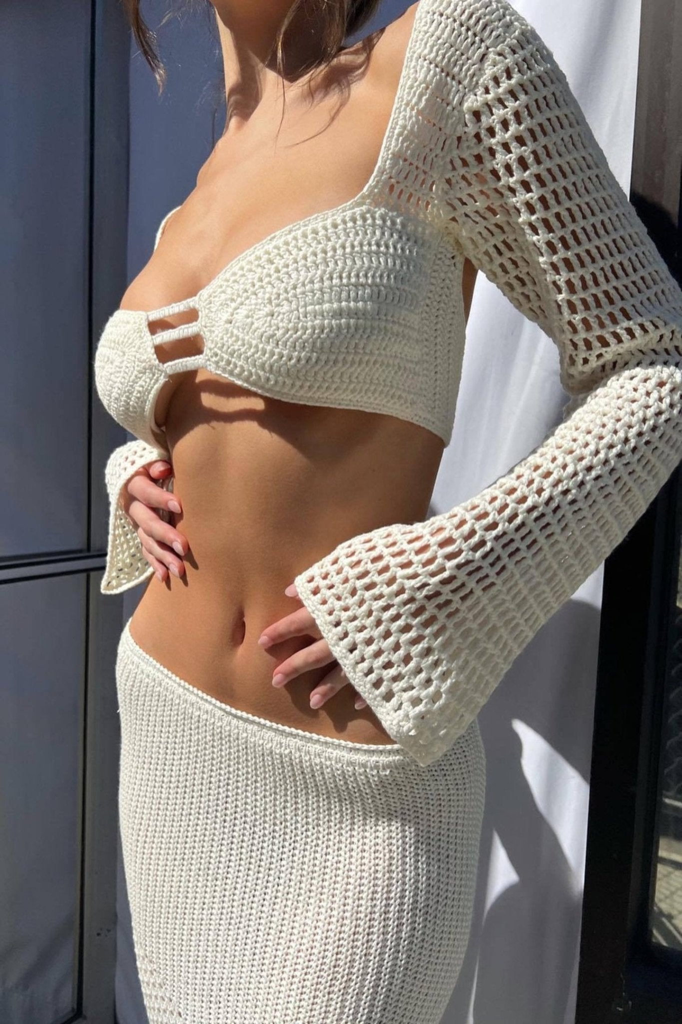 Brook Cropped Knit Set-ROVOLE
