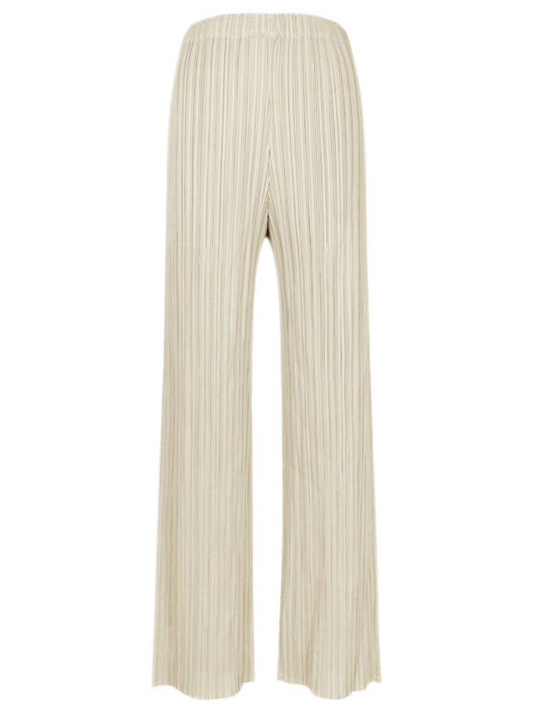 Women's Casual Wide-Leg Pleated Pants-Massicos