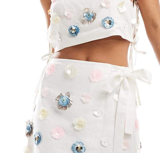 Linen Look 3D Embellishment Mini Set-Massicos