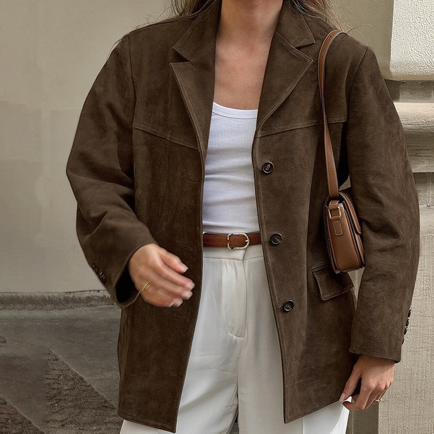 Dana | Suède Jacket-Massicos