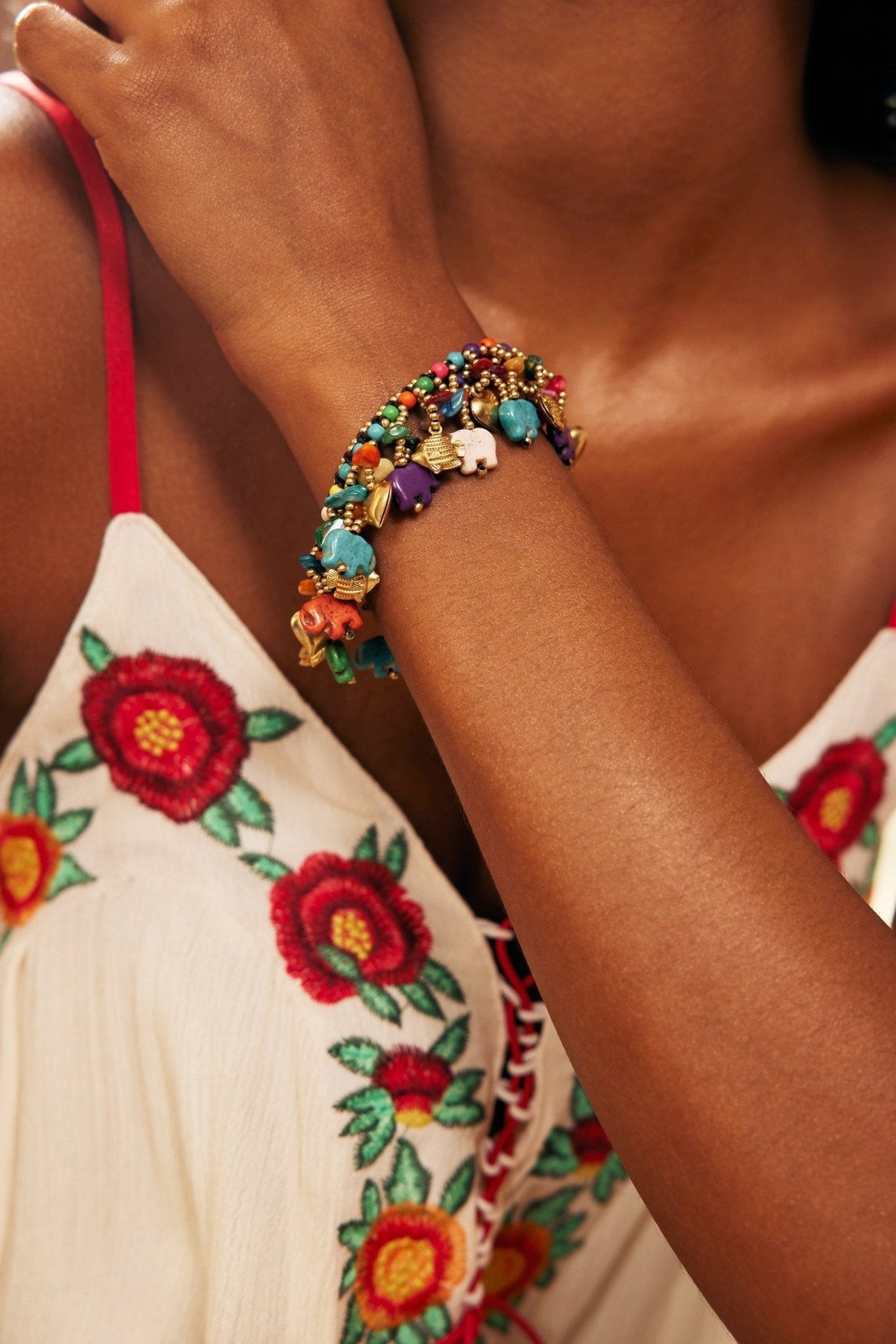 Elephant Retro Braided Bracelet-ROVOLE