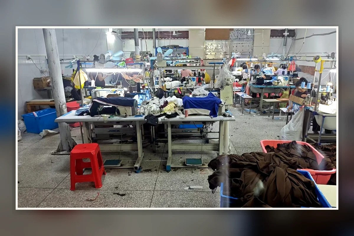 Garment production floor