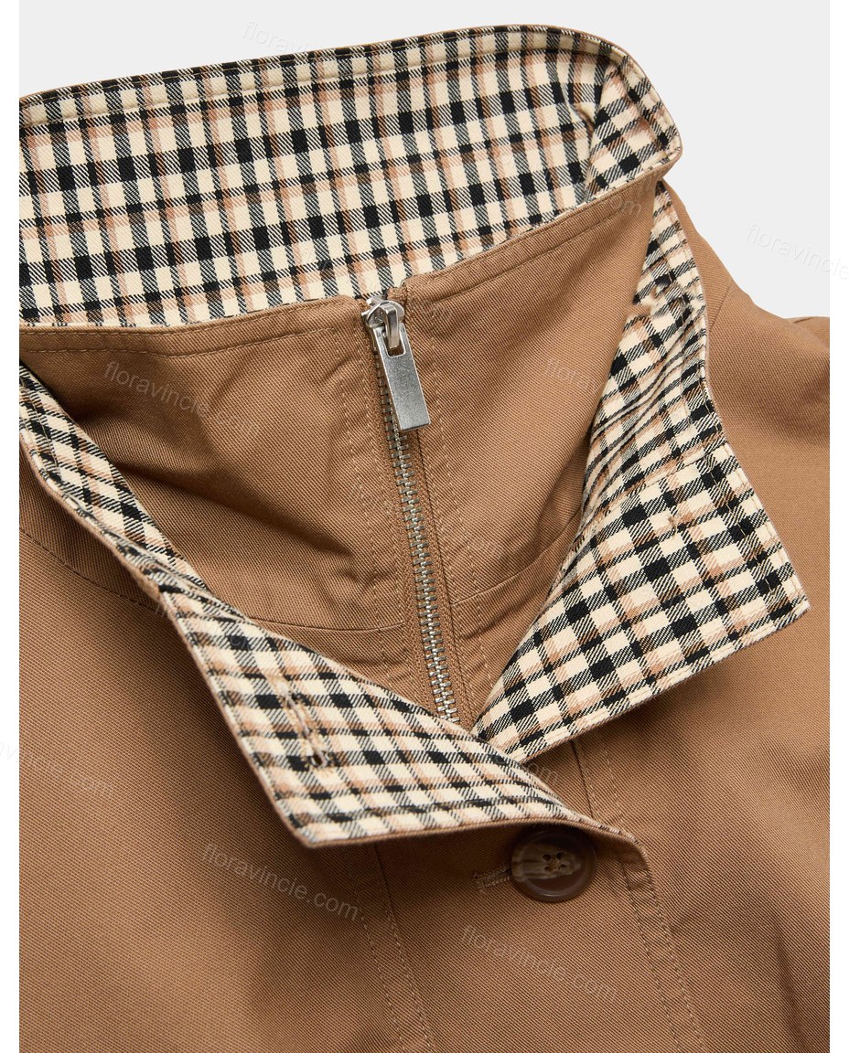 Brown Elevated Textured Jacket Brown Jacket with Utility silhouette and Textured texture, additional styling view for City Layering, an early-evening outing, Fall late-summer city plans and early-fall occasions, Euro Chic Premium by Floravincie