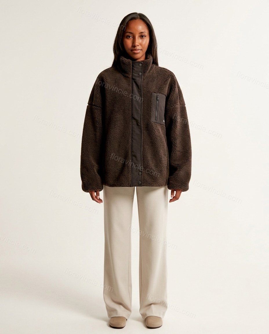 Brown Jacket, front studio view, by Floravincie