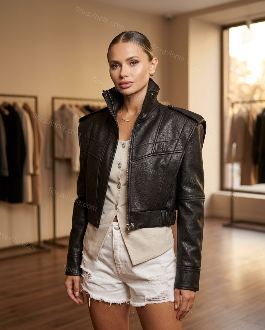Black Jacket, full-length hero view, by Floravincie