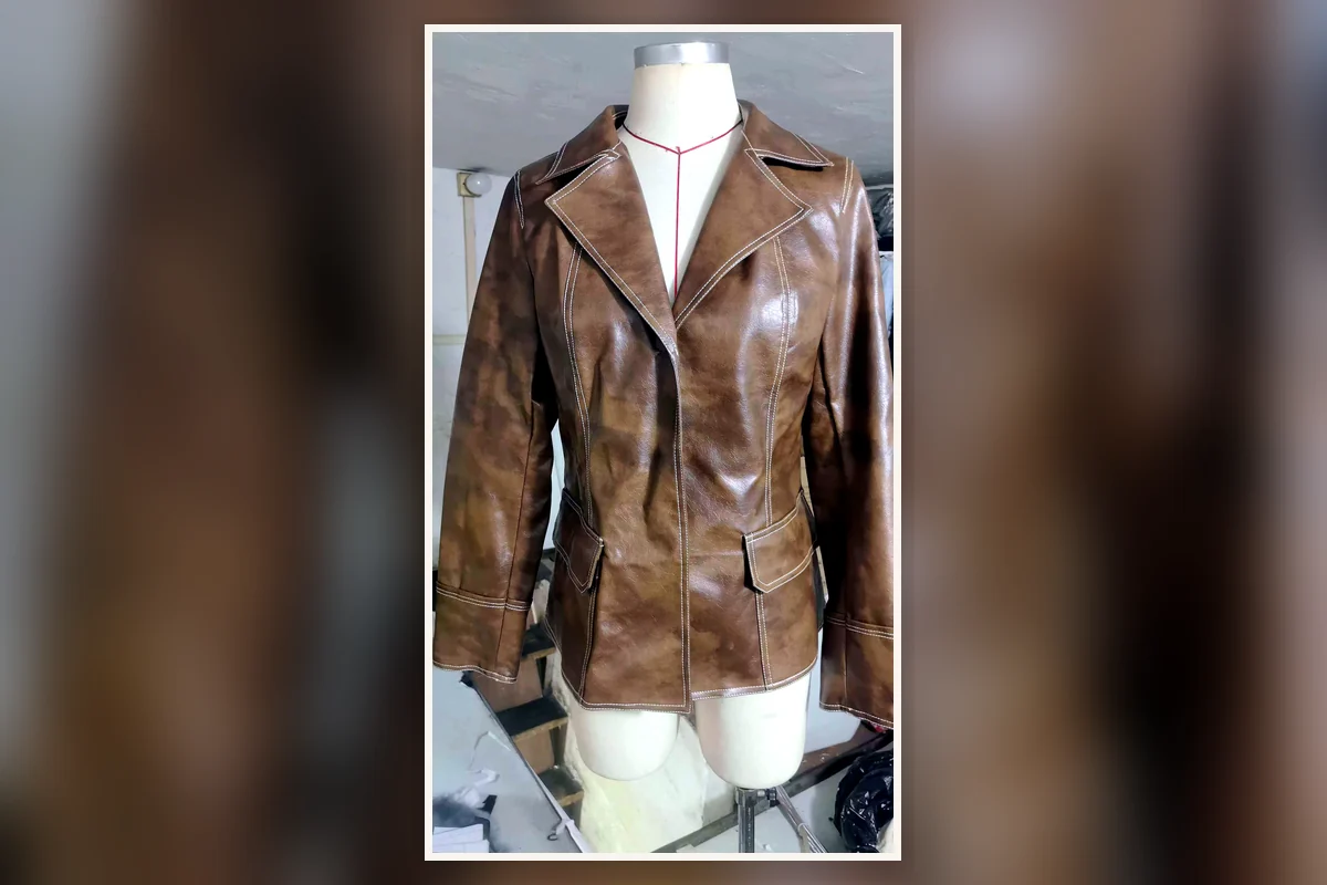 PU fashion outerwear example