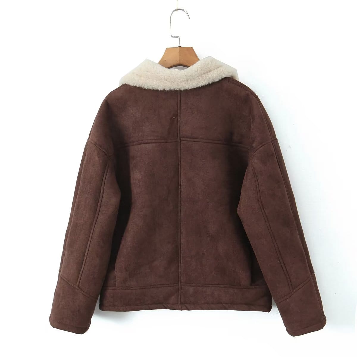 Camelia Oversized Shearling Coat-Massicos