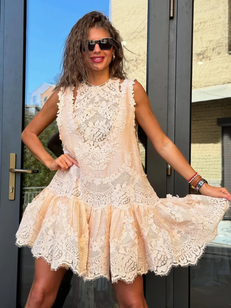 Angel Lace Skirt Sets-ROVOLE