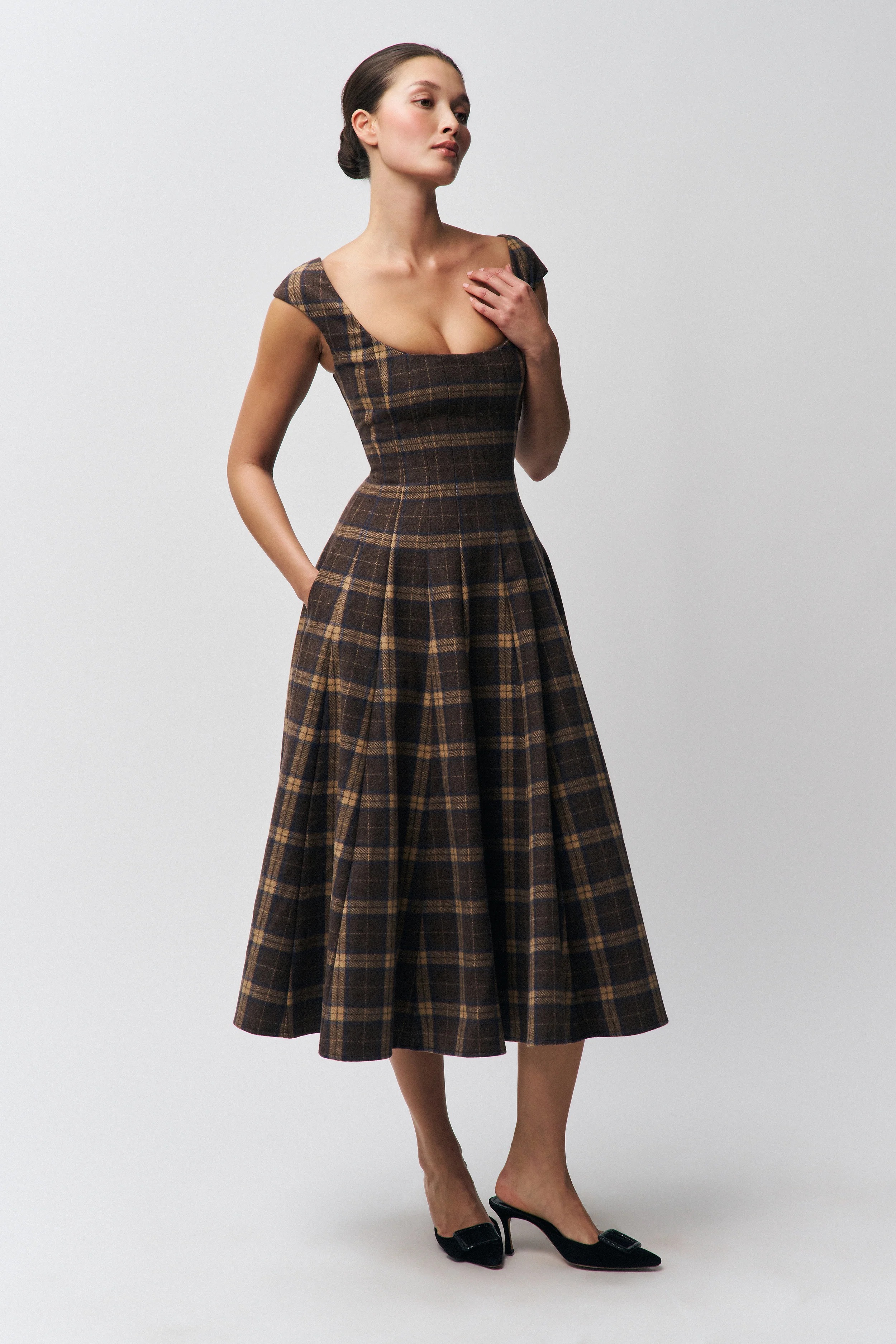 Tartan Dress-Massicos