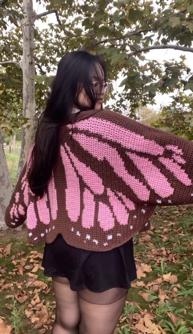 The Monarch Butterfly Cardigan-Massicos