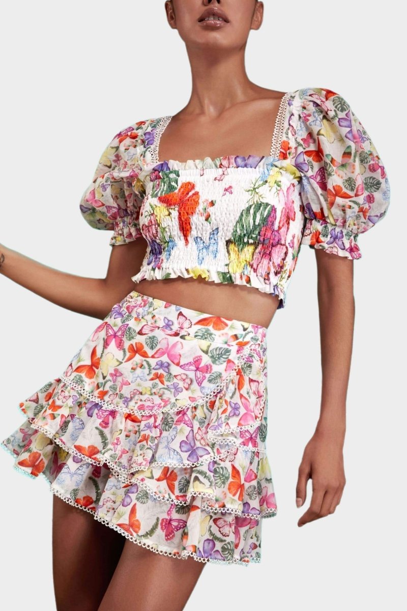 Mona Butterfly Printed Set-ROVOLE