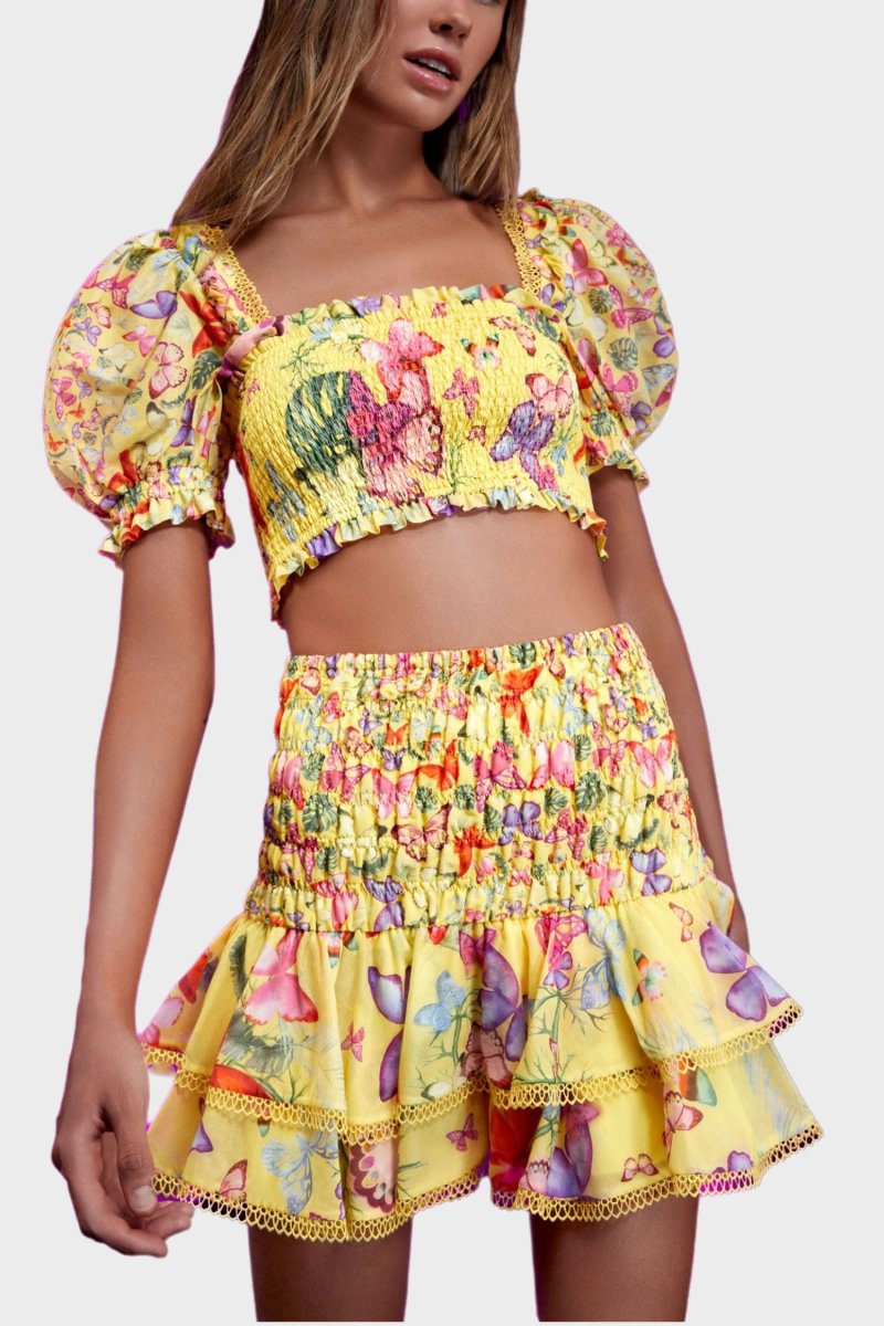 Mona Butterfly Printed Set-ROVOLE