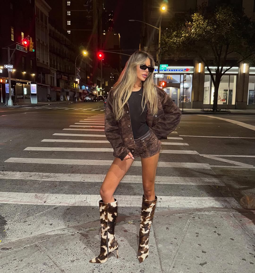 Midnight Rodeo Faux Suede Co-ord Set