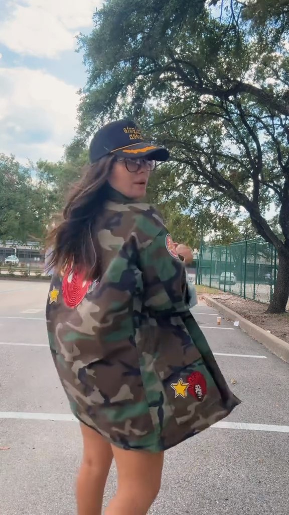 Camouflage Funny Medal Jacket-Massicos