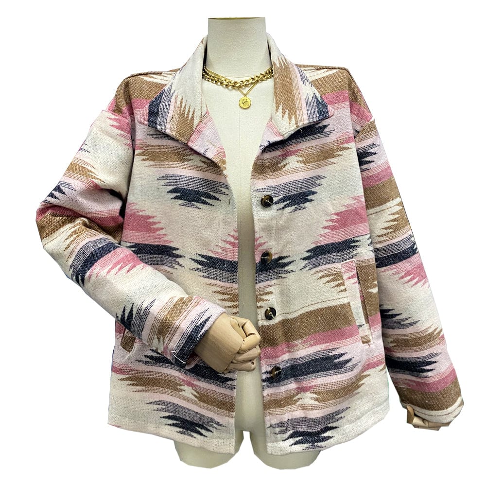 Claudine Aztec Boho Jacket-Massicos