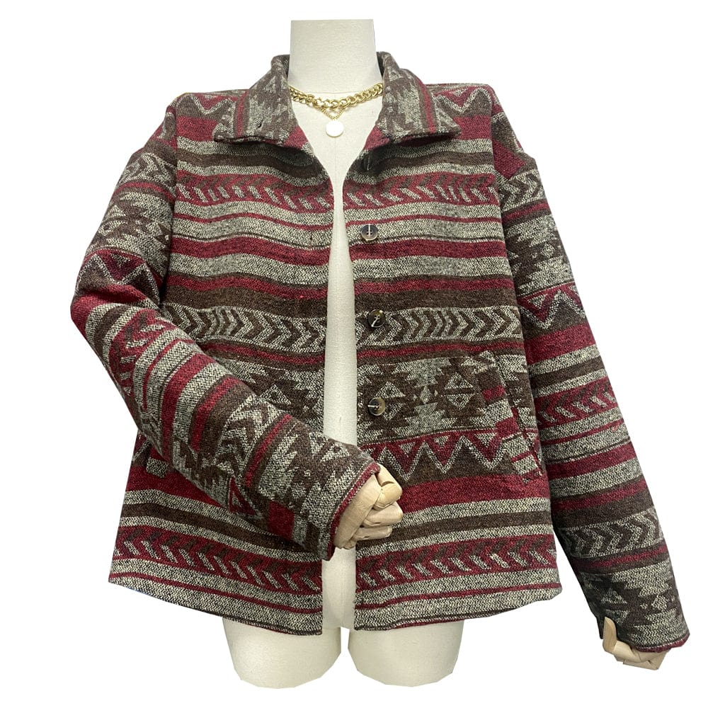 Claudine Aztec Boho Jacket-Massicos