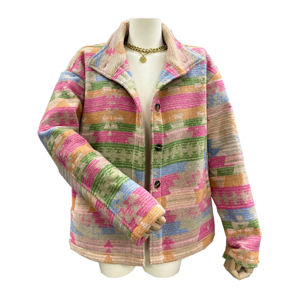 Claudine Aztec Boho Jacket-Massicos