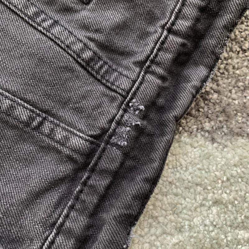 wickedafstore Rainey Embroidered Denim Jacket