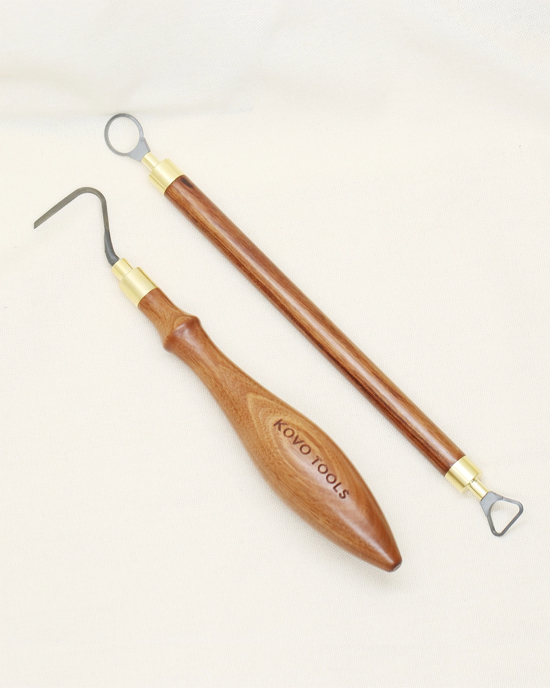 2 Piece 7 Shape Hook Carbide Pottery Trimming Set