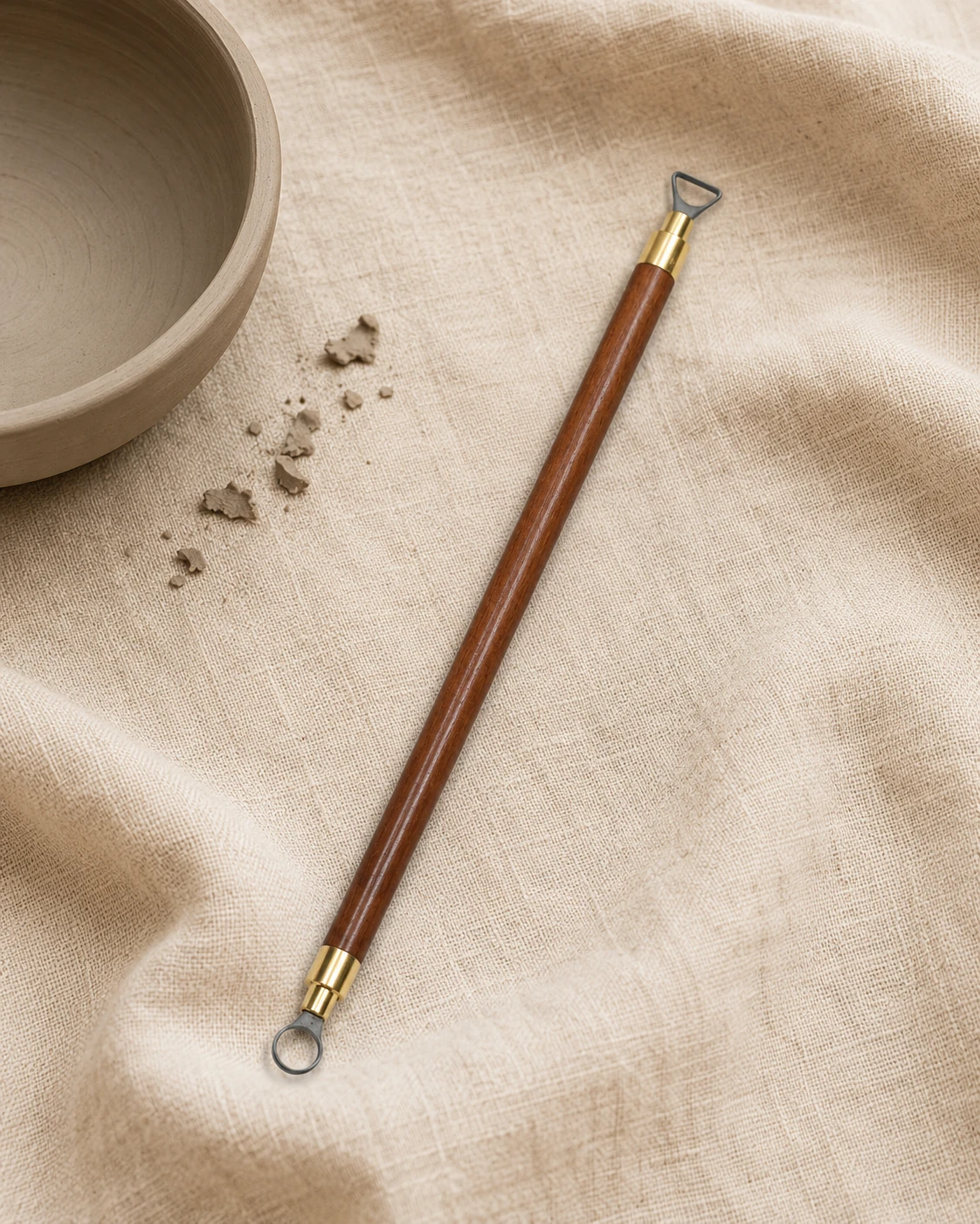 Small Double-Sided Carbide Pottery Trimming Tool