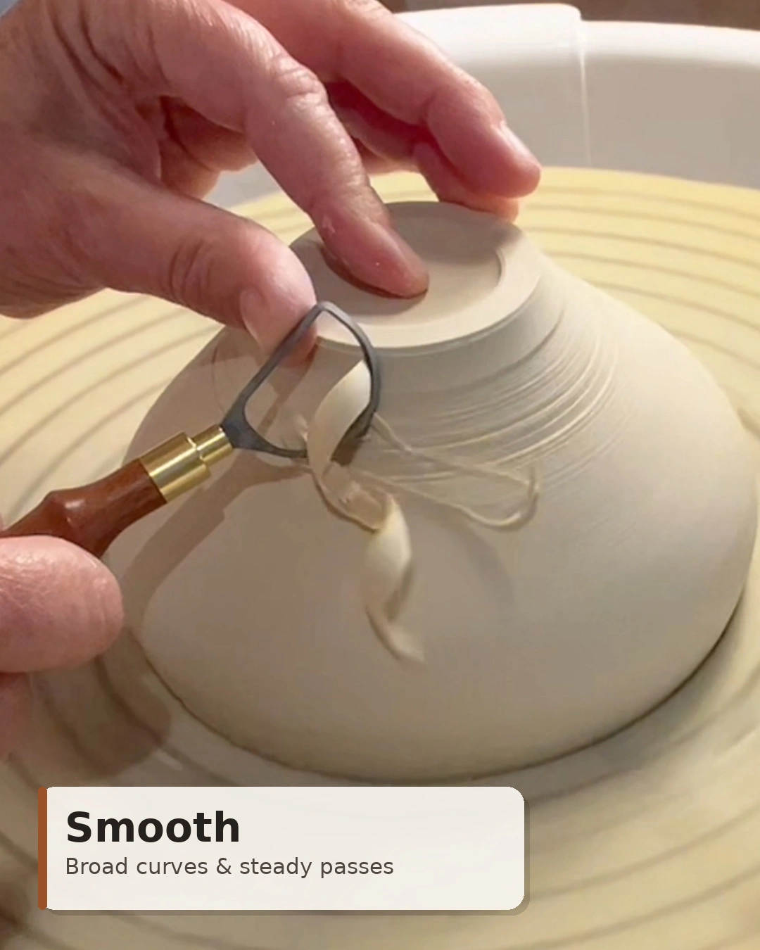 D Shape Loop Carbide Pottery Trimming Tool