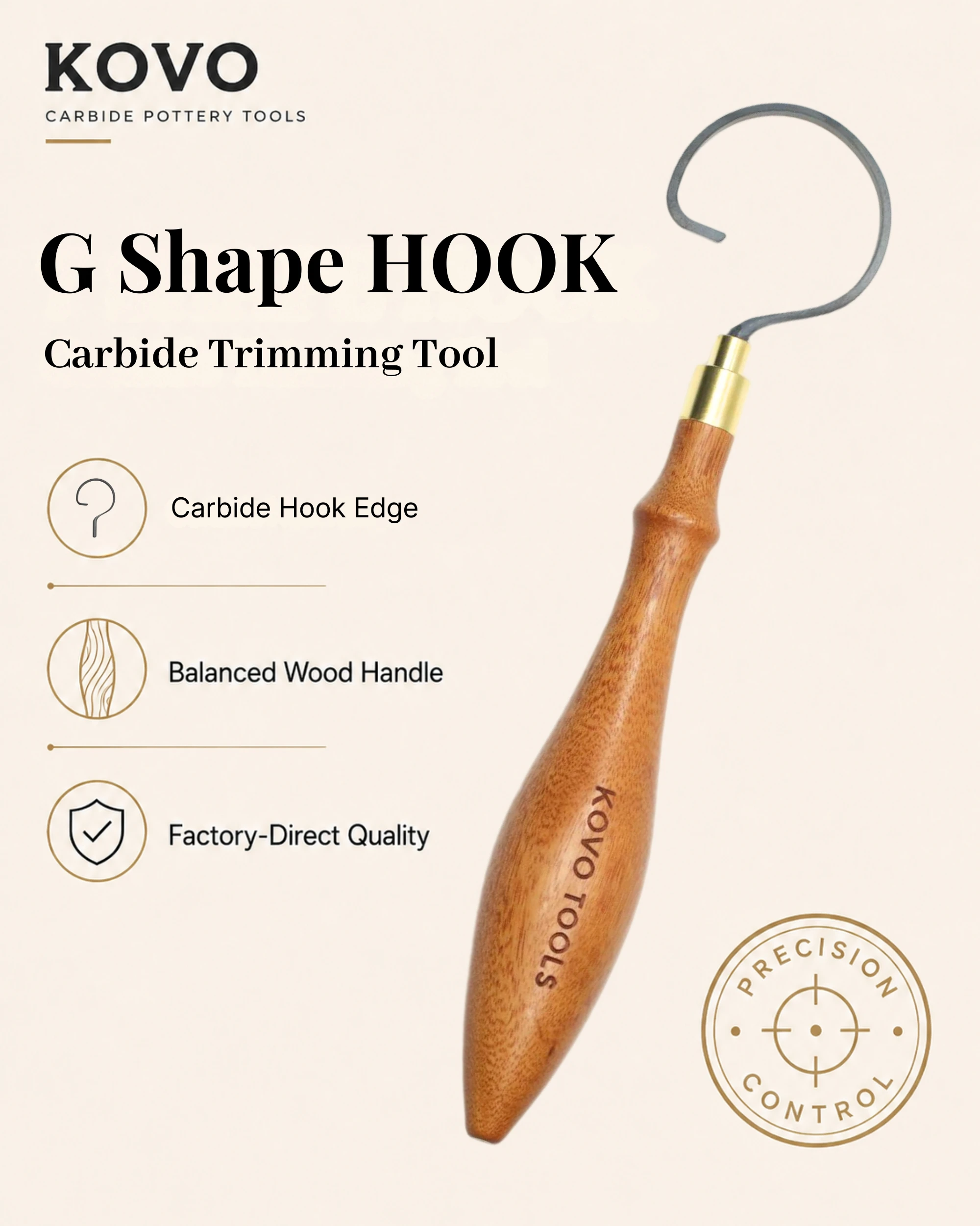 G Shape Carbide Pottery Trimming Tool