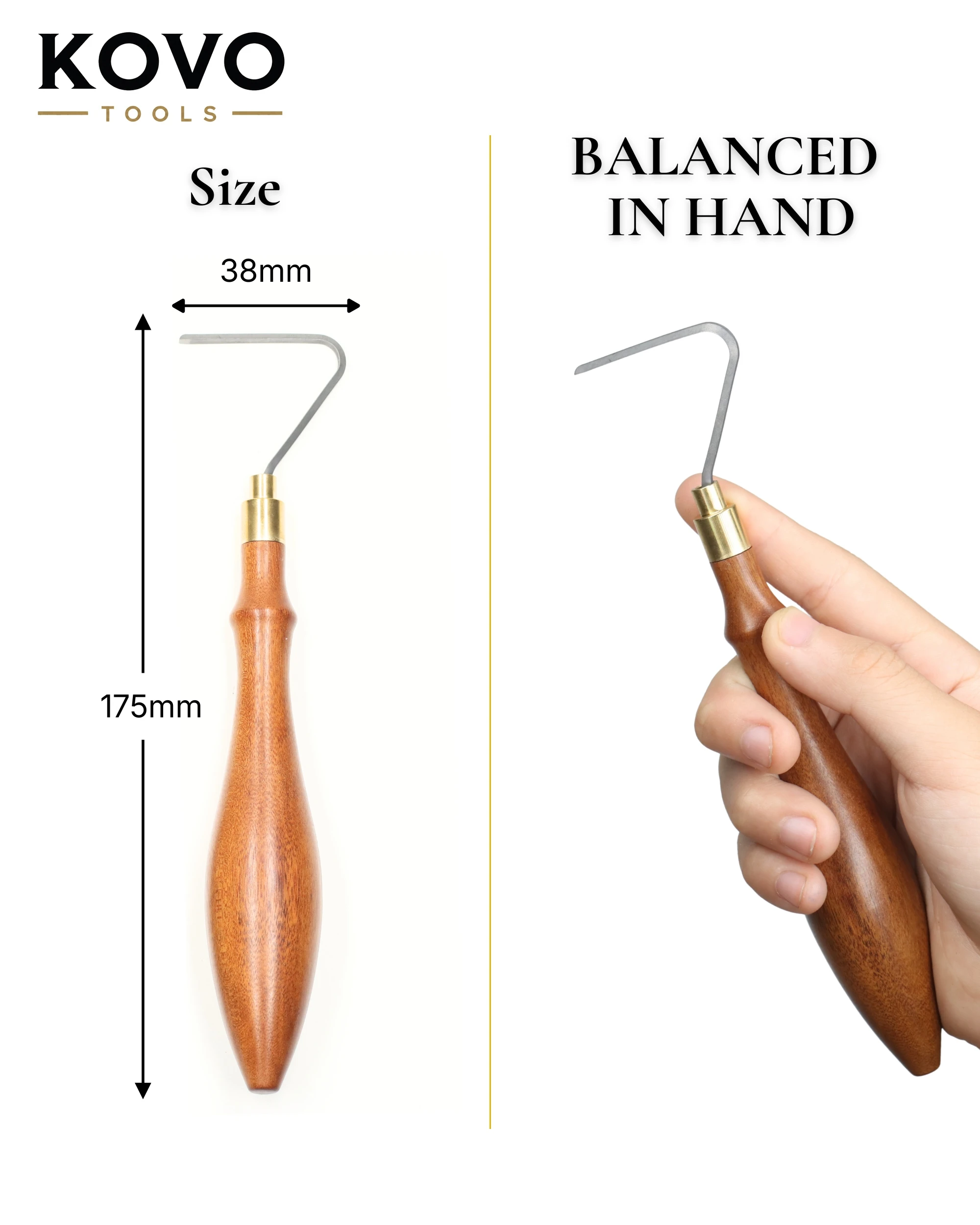 Large 7 Shape Hook Carbide Pottery Trimming Tool