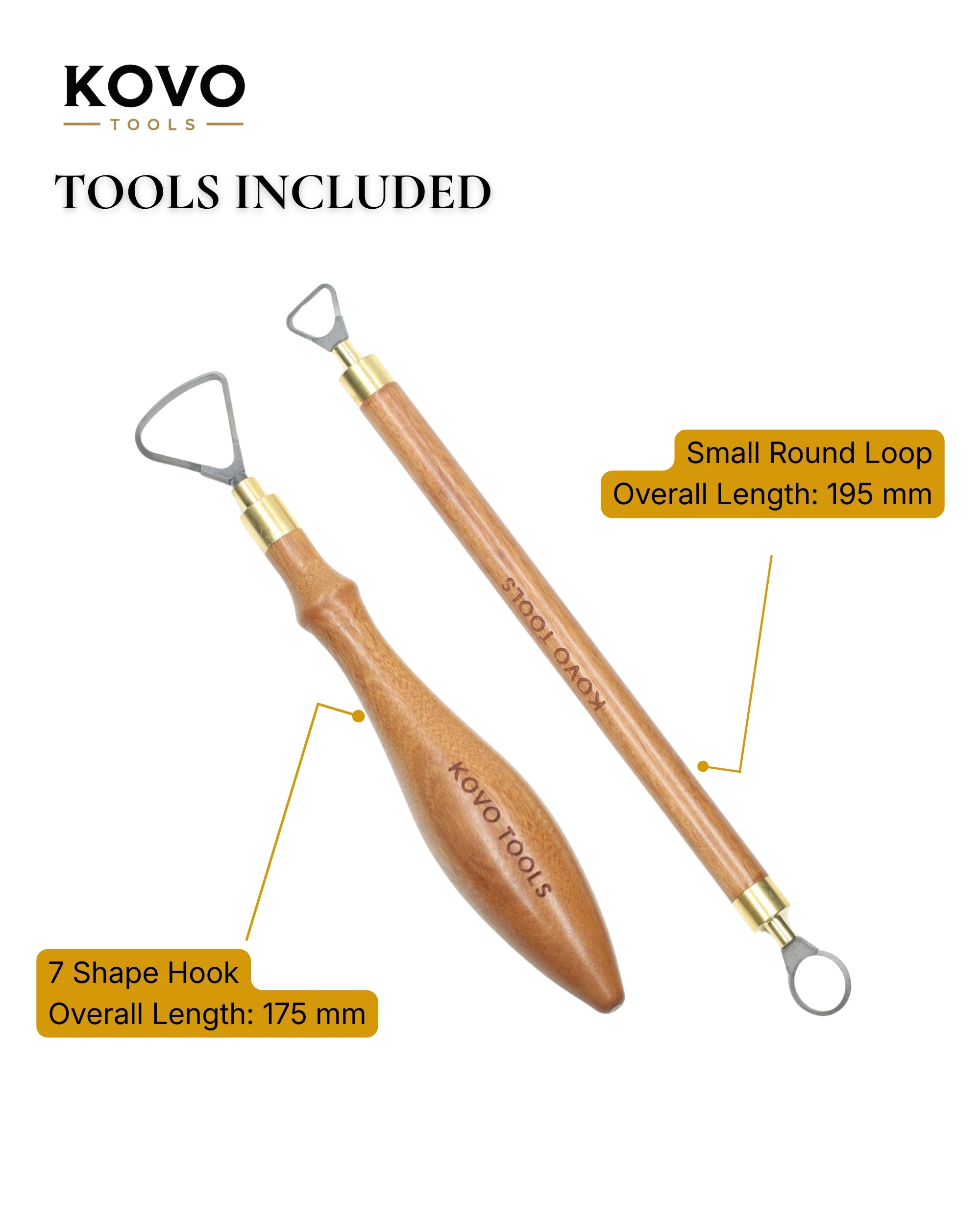 2-Piece Triangle Loop Carbide Pottery Trimming Set