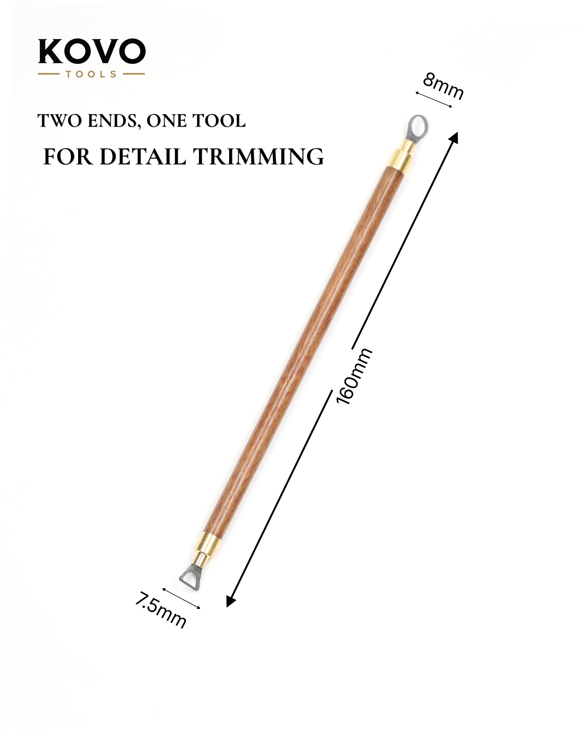 Small Double-Sided Carbide Pottery Trimming Tool