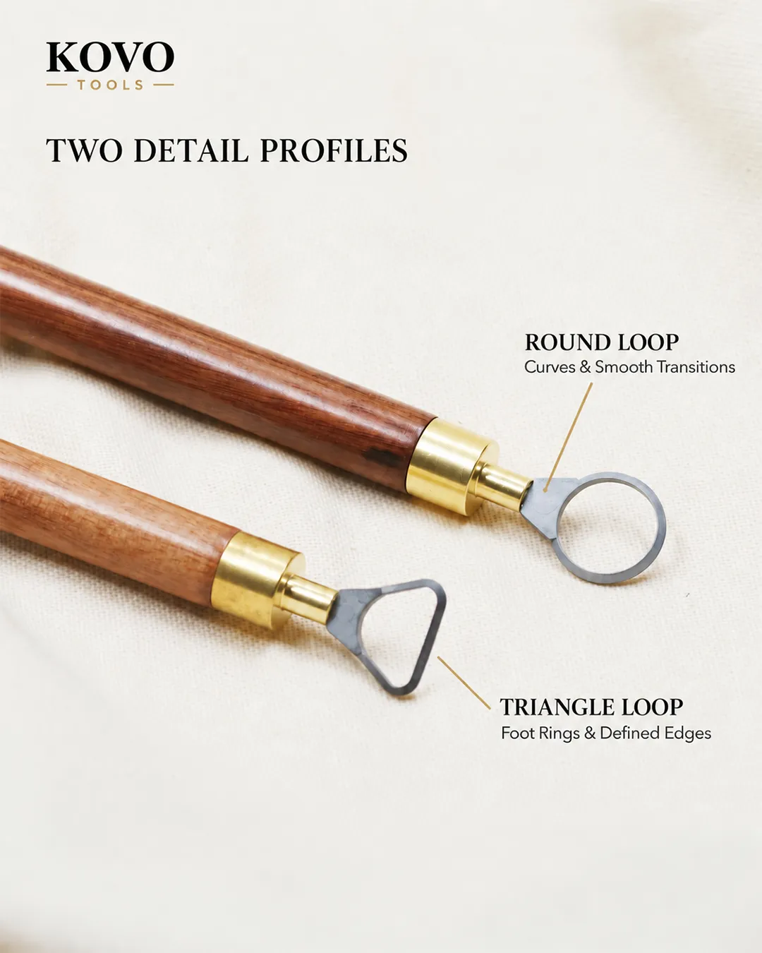 Medium Double-Sided Carbide Pottery Trimming Tool