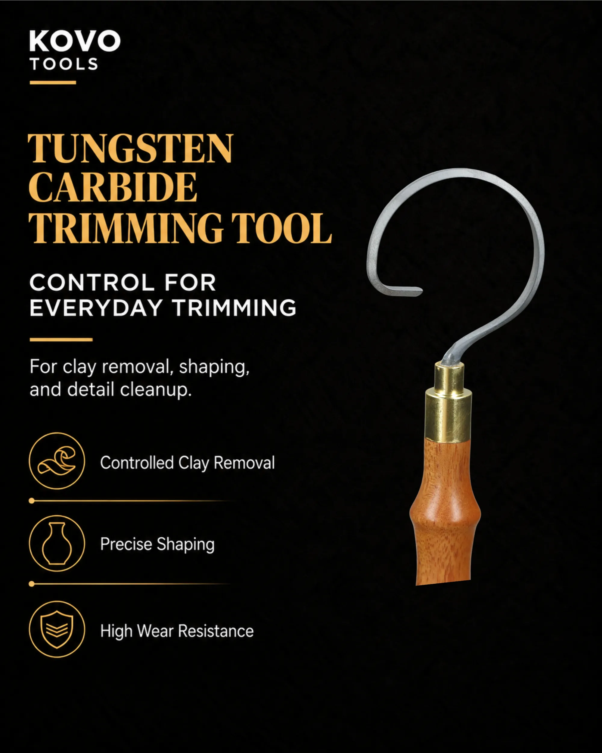 G Shape Carbide Pottery Trimming Tool