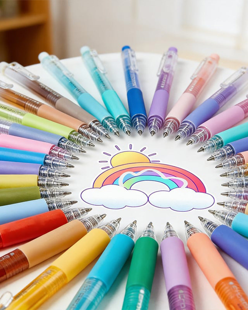 Colorful Quick-Dry Erasable Gel Pens