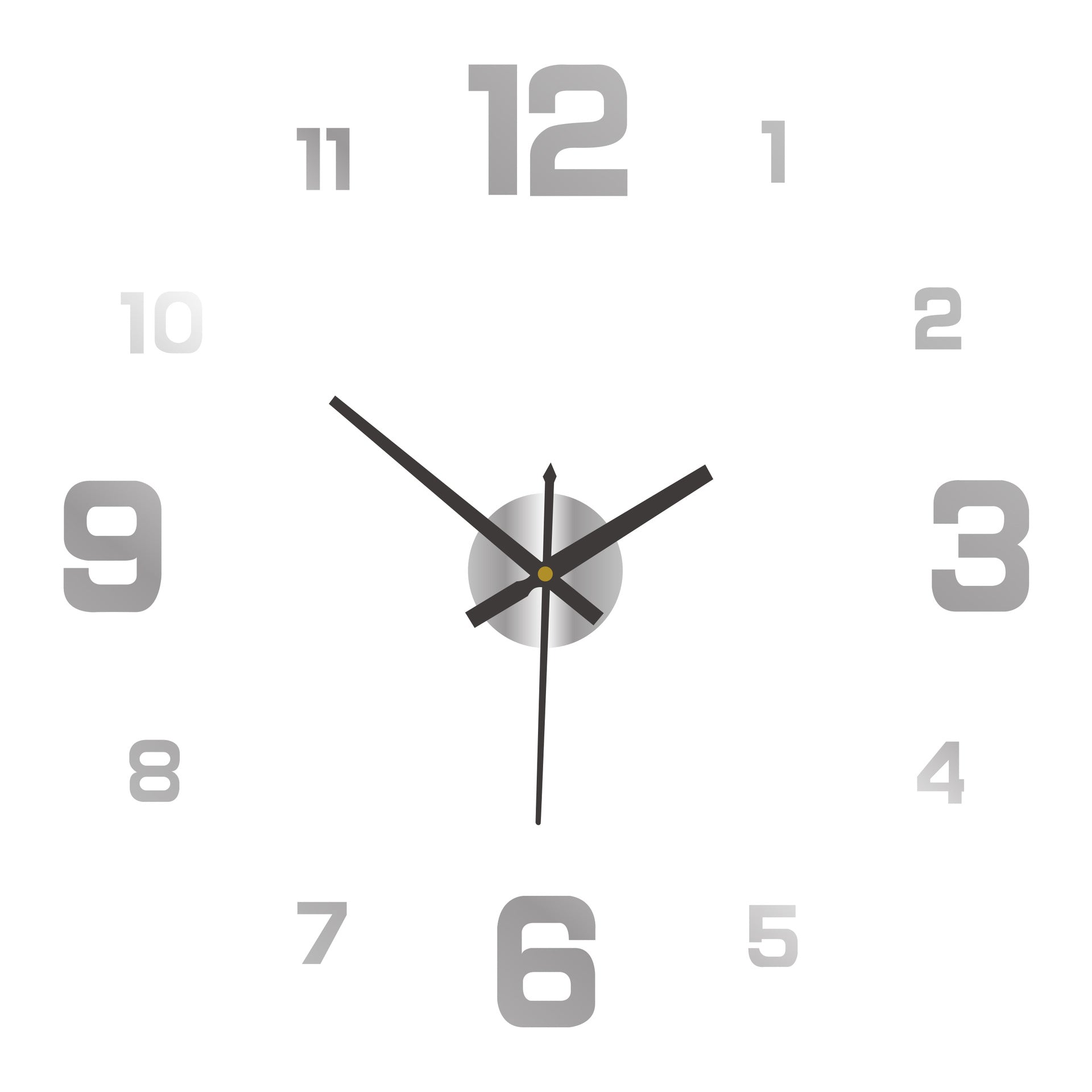 2026 HOT SALE 3D DIY Luminous Acrylic Wall Clock Set