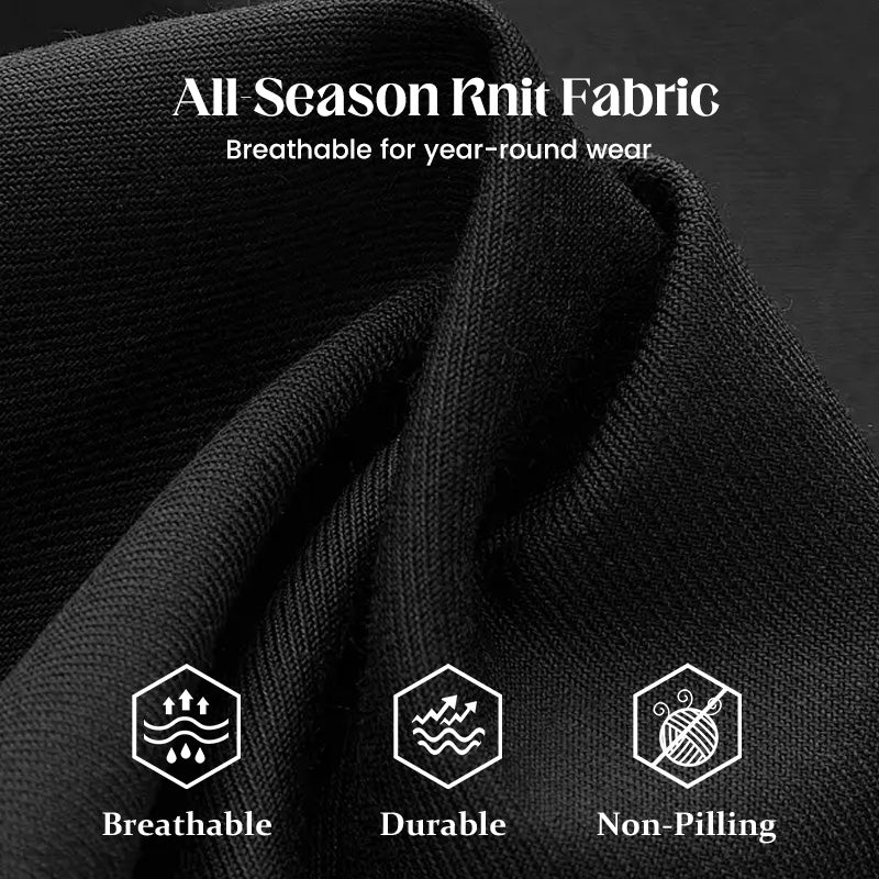 Breathable knit fabric men's pants