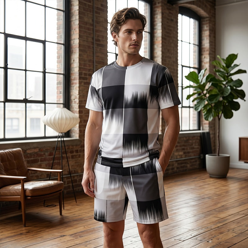 Versatile men's summer casual set
