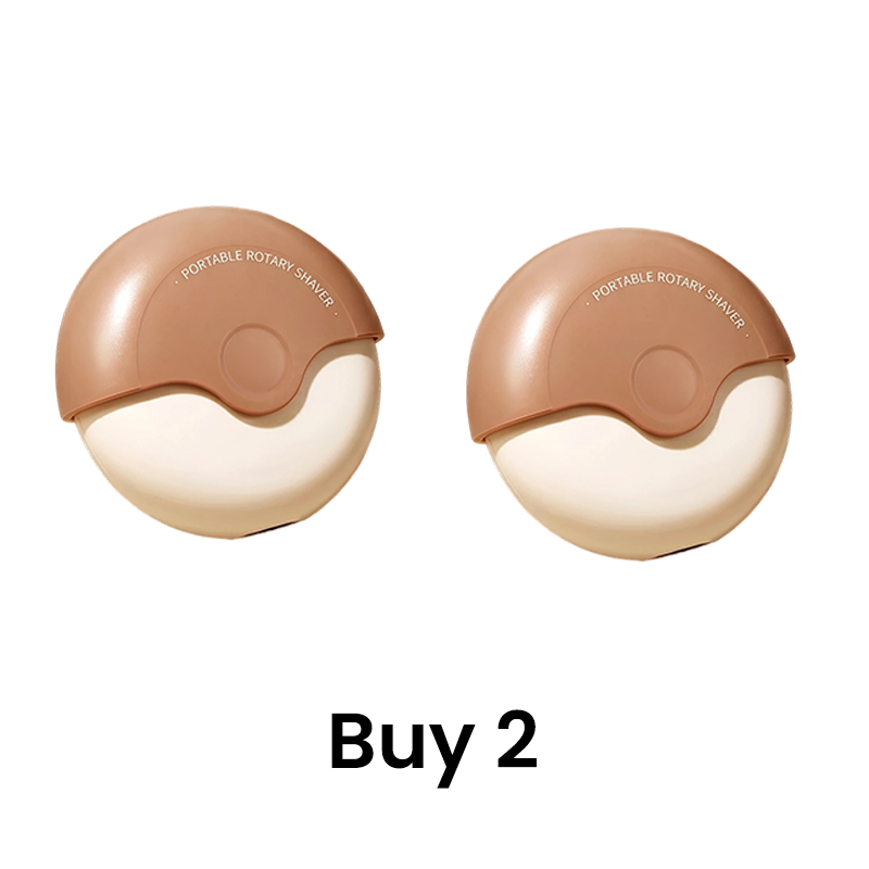 Buy 1 Get 1 Free Portable 3-Layer Hair Shaver with Rotating Cover