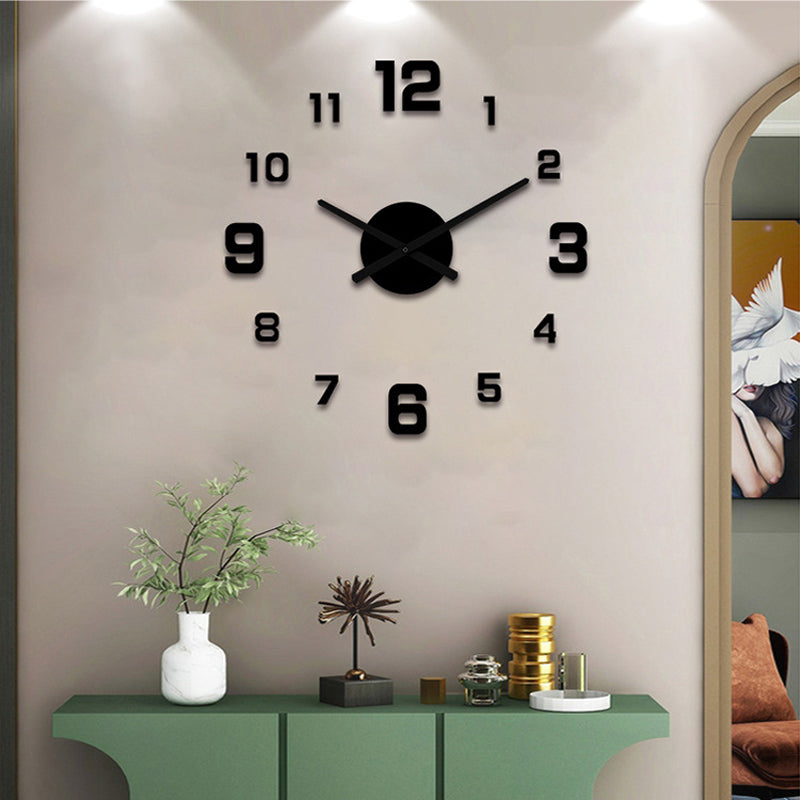 2026 HOT SALE 3D DIY Luminous Acrylic Wall Clock Set