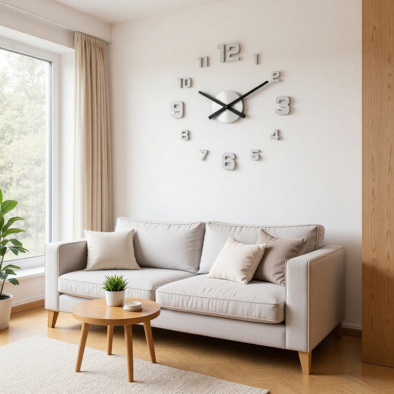 2026 HOT SALE 3D DIY Luminous Acrylic Wall Clock Set