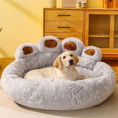 Cartoon bear paw cat and dog mat