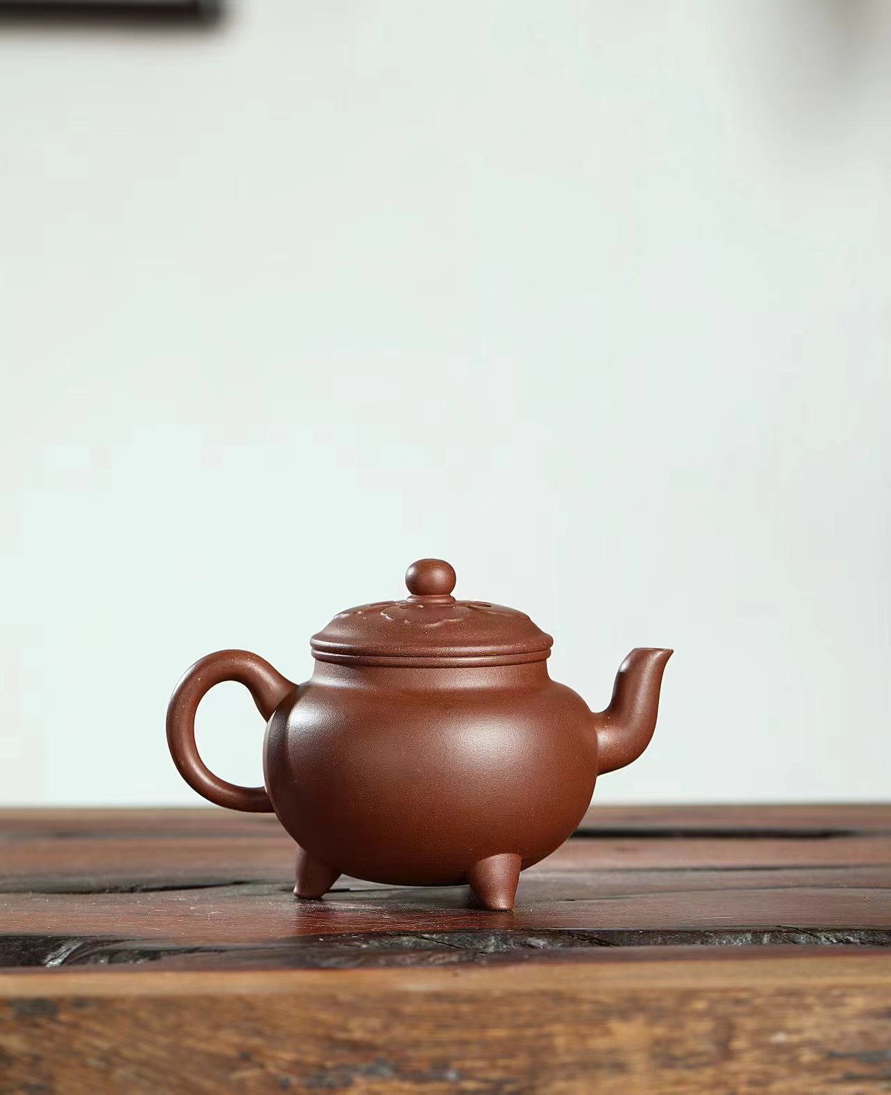 大彬如意宜兴原矿紫砂壶五号井底槽清泥料丁亦琴手工制作150CC/240CC Dabin Ruyi Yixing Original Ore Purple Clay Teapot No. 5 Well Bottom Slot Qing Clay Material Handmade by Ding Yiqin 150CC/240CC