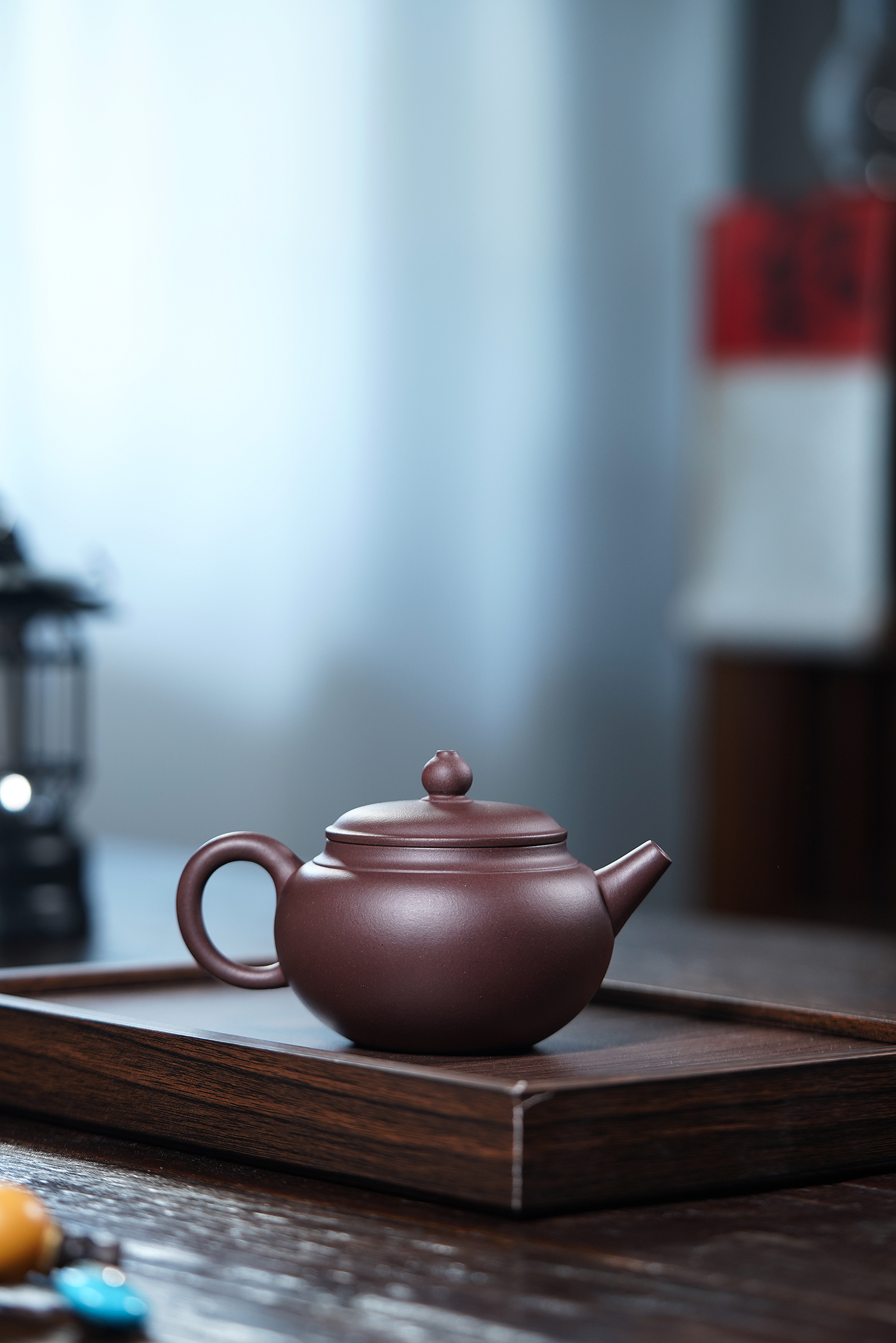 腹古宜兴原矿紫砂壶宜兴丁蜀镇本地紫泥泥料小林手工制作240CC Fugu Yixing Original Mine Purple Clay Teapot, Local Purple Clay from Dingshu Town, Yixing, Handmade by Xiaolin, 240CC
