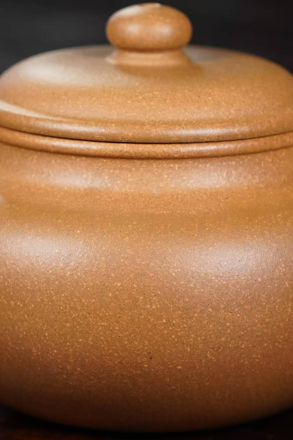 仿古壶宜兴原矿紫砂壶黄金段泥料小林手工制作220CC Antique-style Yixing Original Ore Purple Clay Teapot, Golden Duan Clay Material, Handmade by Xiao Lin, 220CC