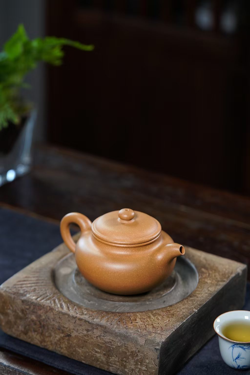 仿古壶宜兴原矿紫砂壶黄金段泥料小林手工制作220CC Antique-style Yixing Original Ore Purple Clay Teapot, Golden Duan Clay Material, Handmade by Xiao Lin, 220CC