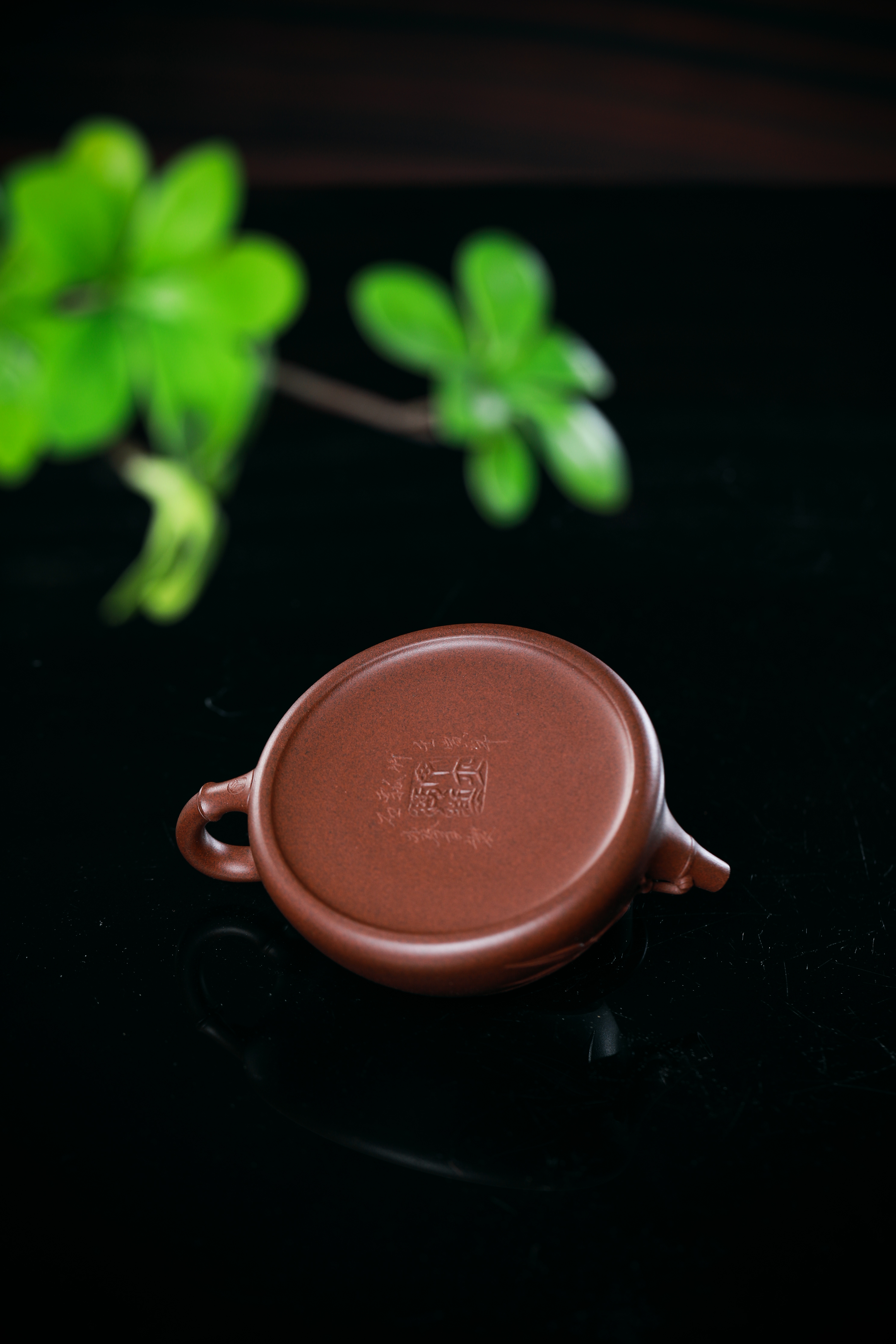 石瓢竹宜兴原矿紫砂壶铁星泥泥料丁亦琴手工制作180CC Shípiao Bamboo Yixing Original Mine Purple Clay Teapot, Iron Star Clay Material, Handmade by Ding Yiqin, 180CC