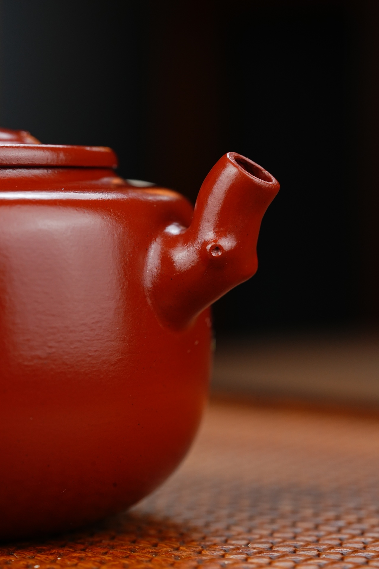 松果宜兴紫砂壶原矿大红袍泥料210CC Songguo Yixing Zisha Teapot Original Ore Dahongpao Clay 210CC